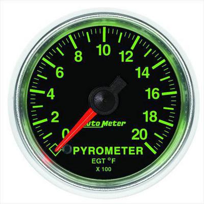 Auto Meter GS Electric Pyrometer Gauge Kit - 3845